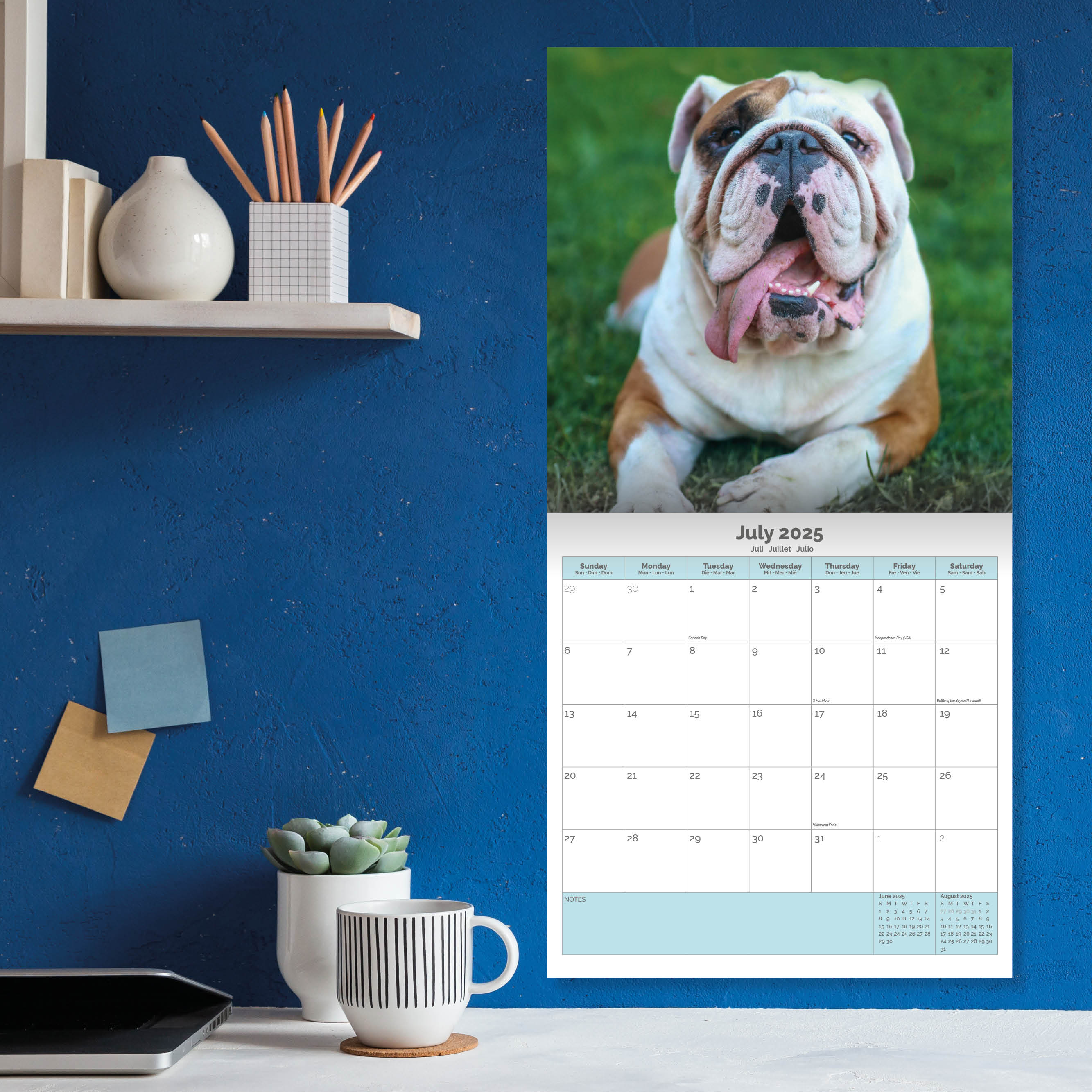 Bulldog Calendar 2025