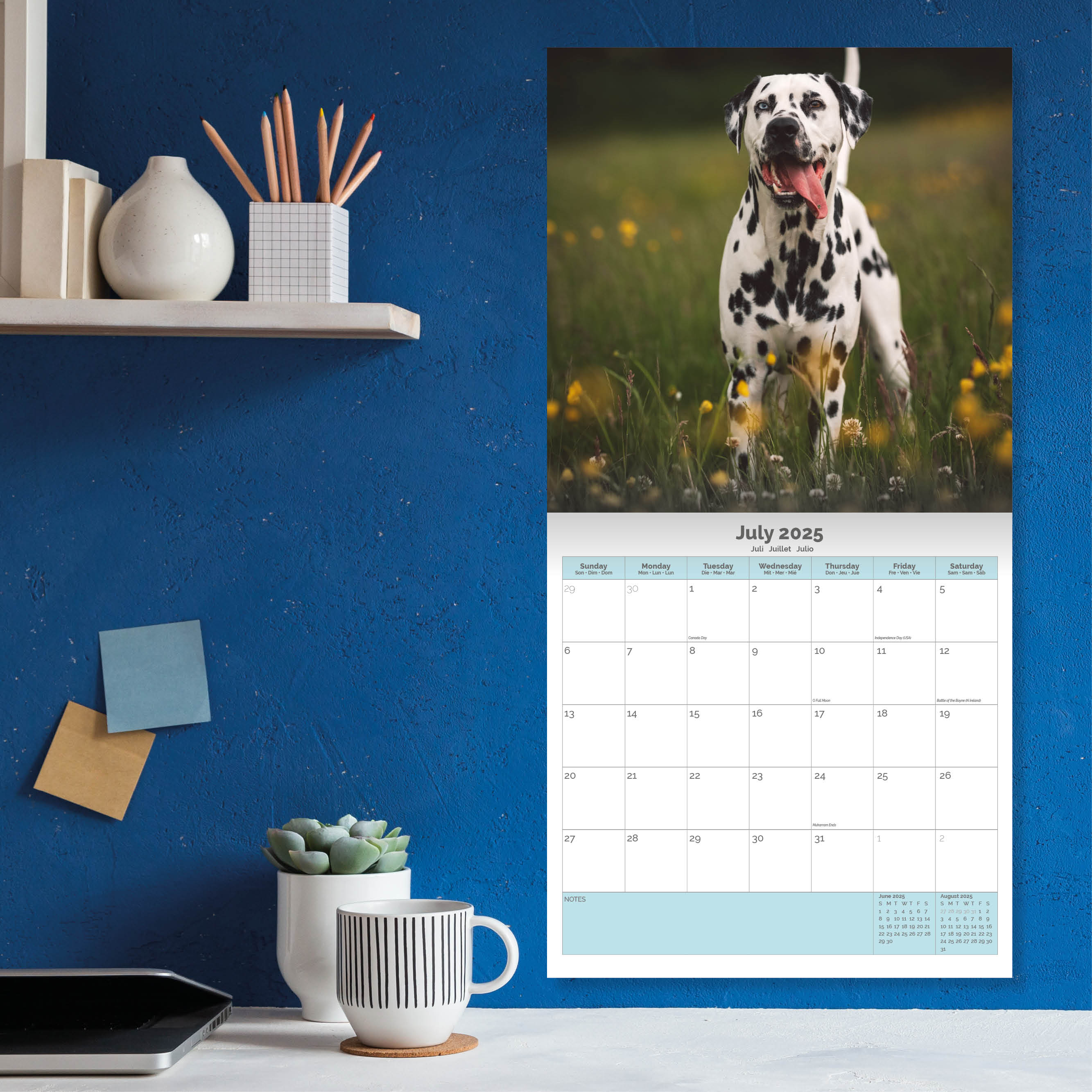 Dalmatian Calendar 2025