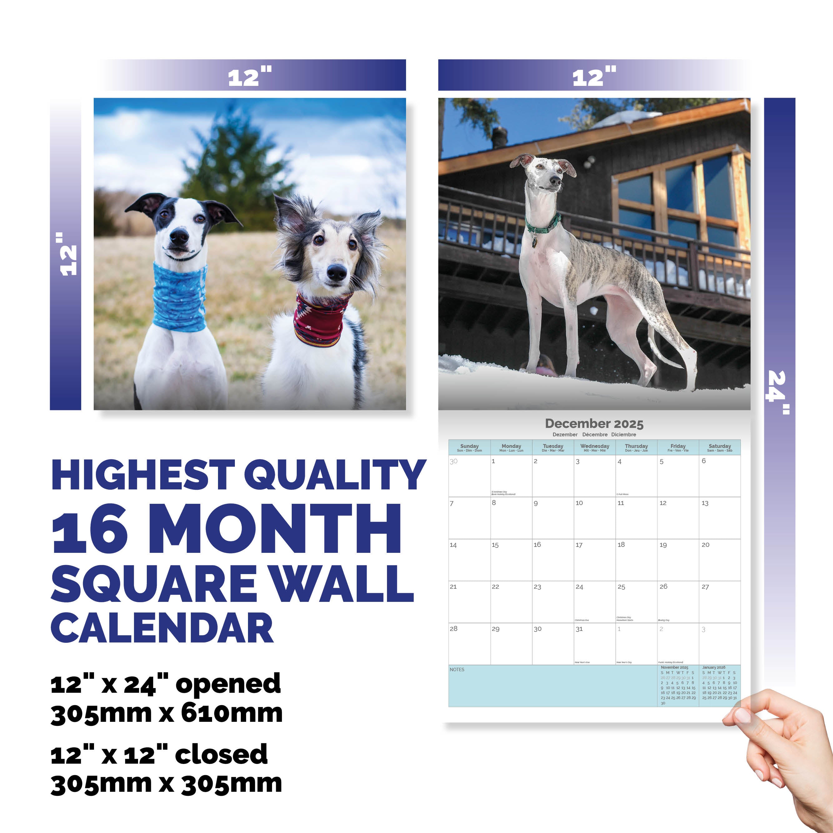 Whippet Calendar 2025